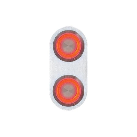 AutoLoc Power Accessories AUTBBA21 Daytona Billet Switch With RED LED Illumination - Single Switch